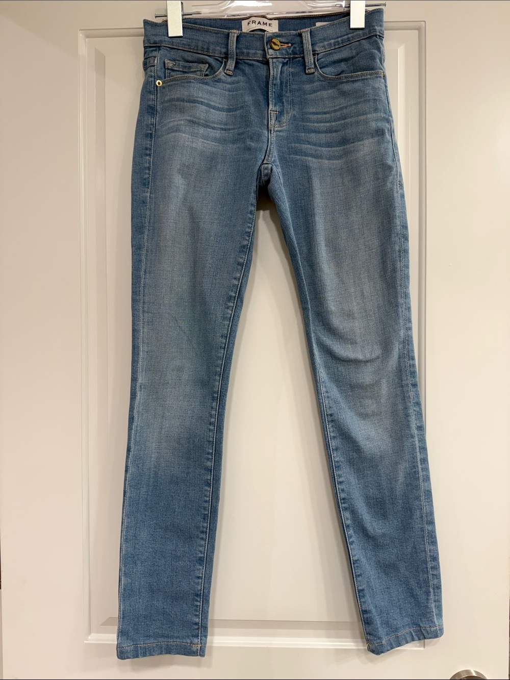 Frame Denim Light Wash Skinny Women's Jeans